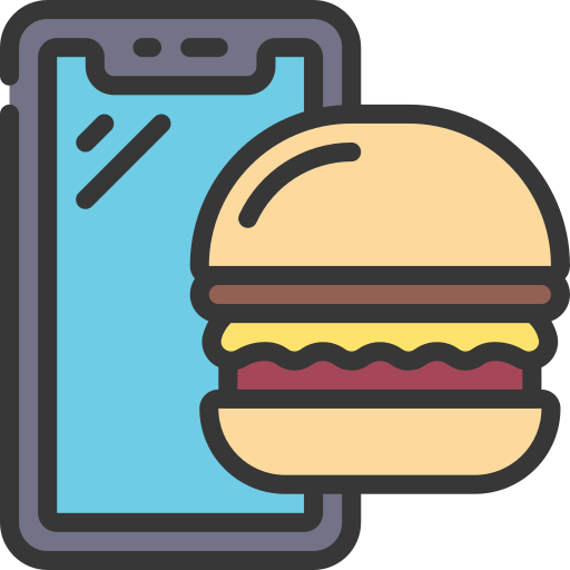 comida rápida Juicy Fish Soft-fill icono