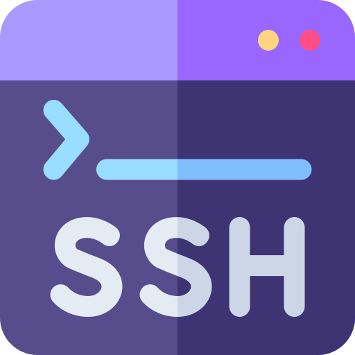 ssh Basic Rounded Flat icono