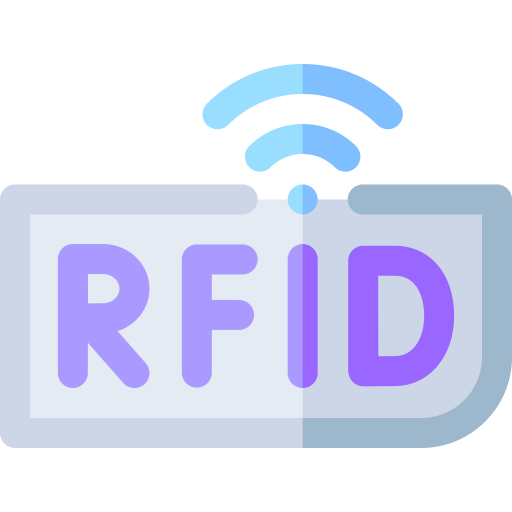 rfid Basic Rounded Flat icona