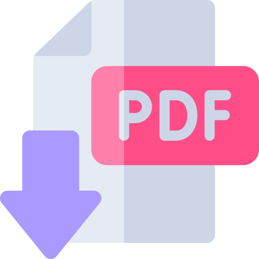 Download pdf Basic Rounded Flat icon