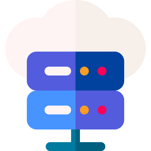 cloud-daten Basic Rounded Flat icon