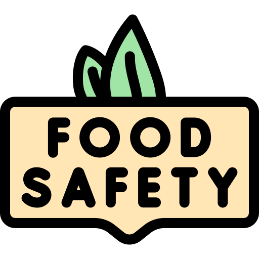 Food safety Detailed Rounded Lineal color icon