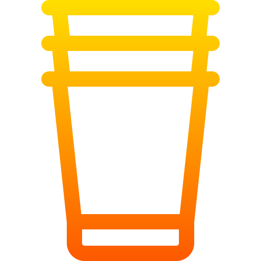 컵 Basic Gradient Lineal color icon