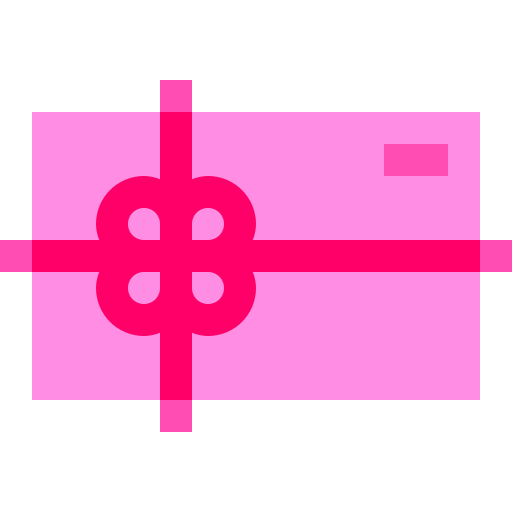 tarjeta de regalo Basic Sheer Flat icono