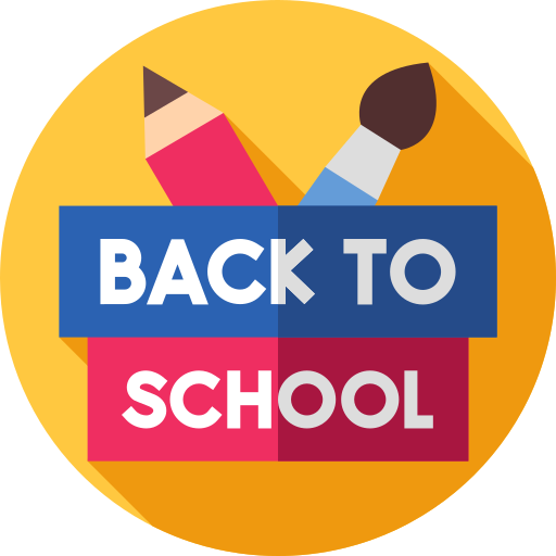 Back to school Flat Circular Flat icon