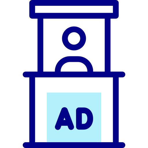 Ad Detailed Mixed Lineal color icon