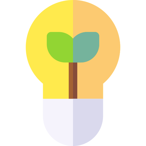 luce ecologica Basic Rounded Flat icona