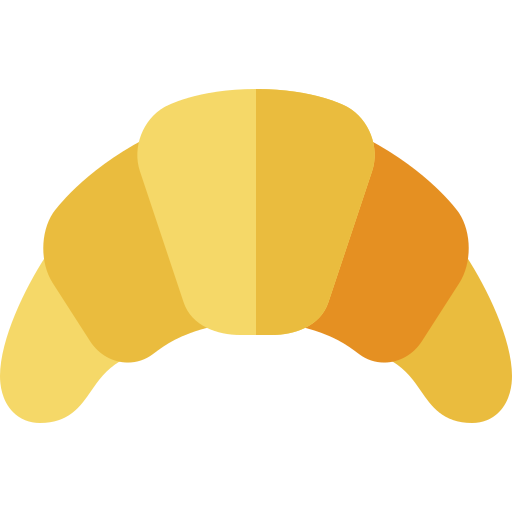croissant Basic Rounded Flat icon