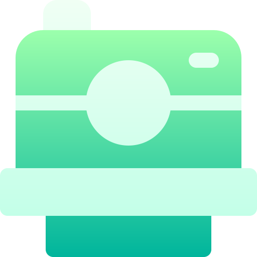 natychmiastowy aparat Basic Gradient Gradient ikona