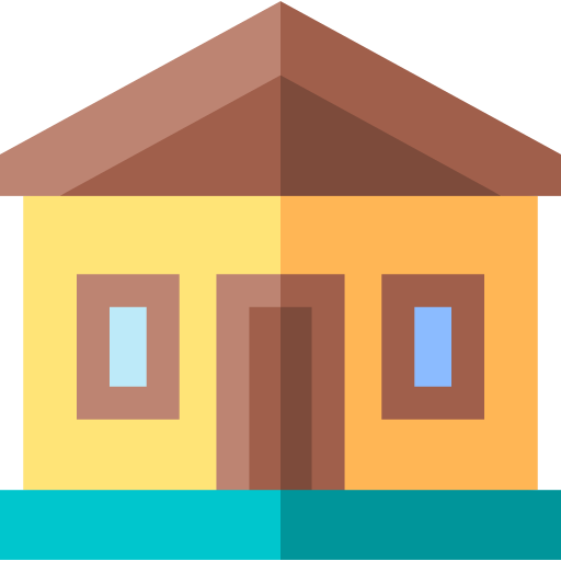 bungalow Basic Straight Flat icon