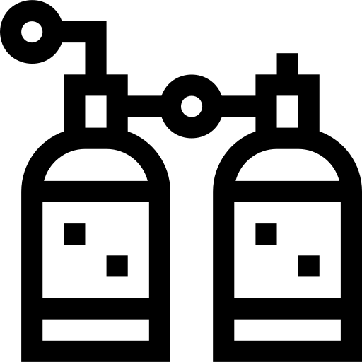 Oxygen tank Basic Straight Lineal icon