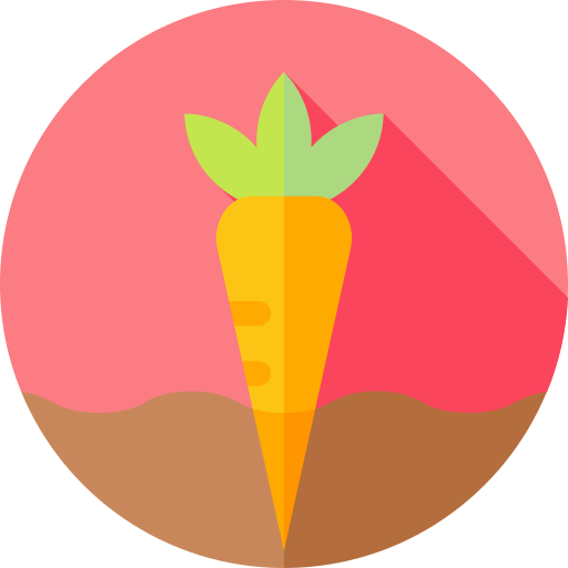 Морковь Flat Circular Flat иконка