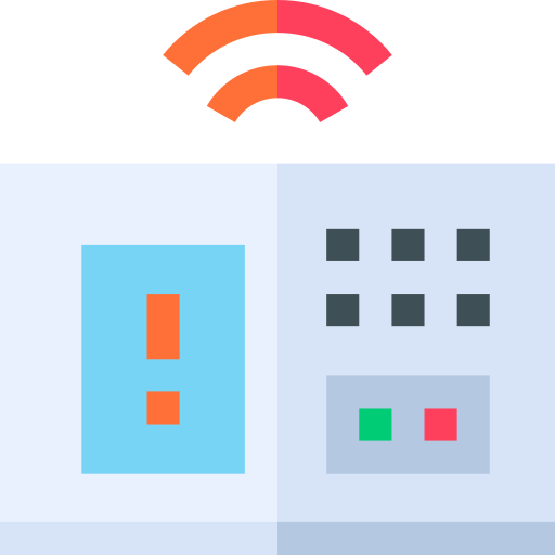 alarm Basic Straight Flat icoon