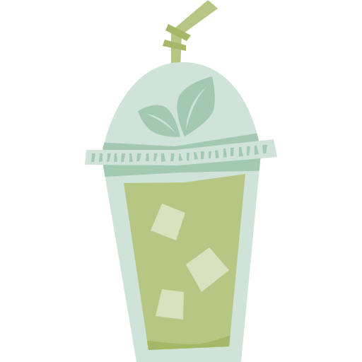 Ice Tea Cartoon Flat icon