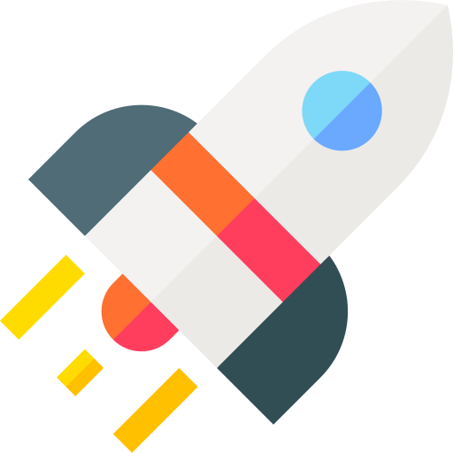 로켓 Basic Straight Flat icon