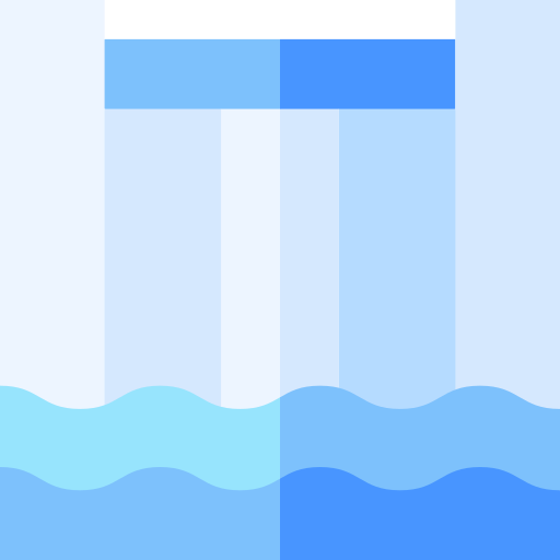 ダム Basic Straight Flat icon