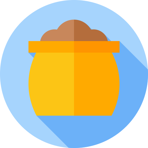 肥料 Flat Circular Flat icon