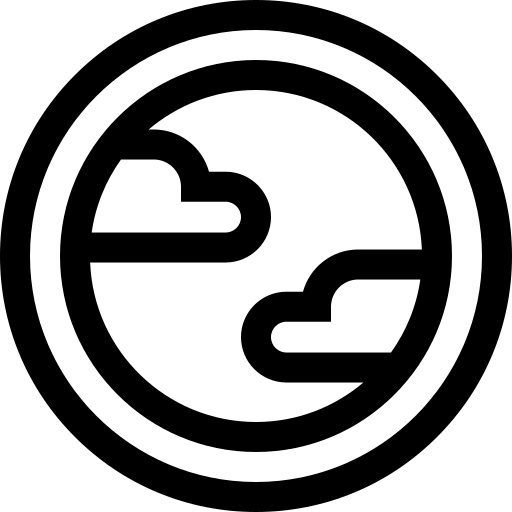 ozon Basic Straight Lineal ikona