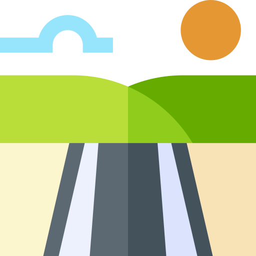 Field Basic Straight Flat icon