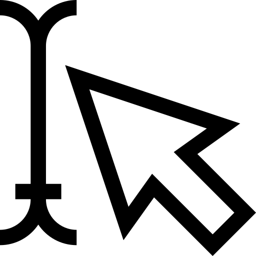 cursore Basic Straight Lineal icona