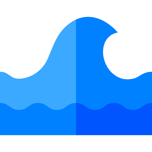 piscina ondulada Basic Straight Flat icono