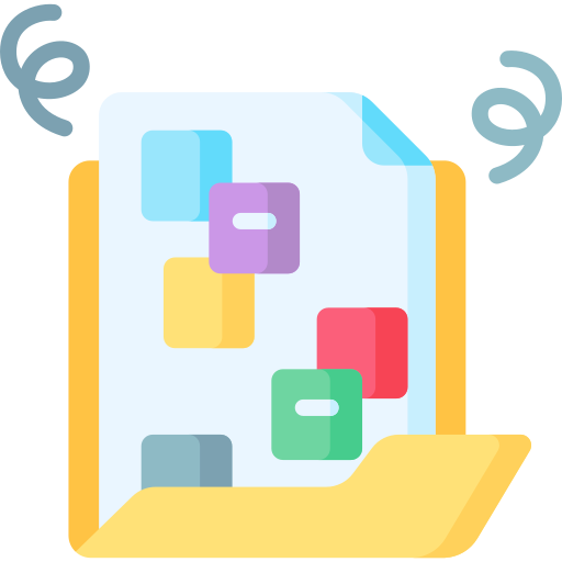 Unstructured data Special Flat icon
