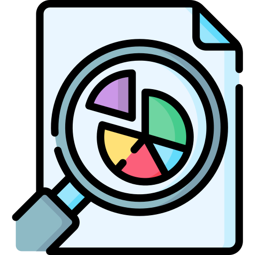 gráfico circular Special Lineal color icono