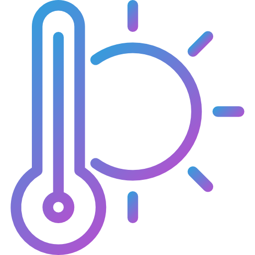 thermometer Dreamstale Gradient icon