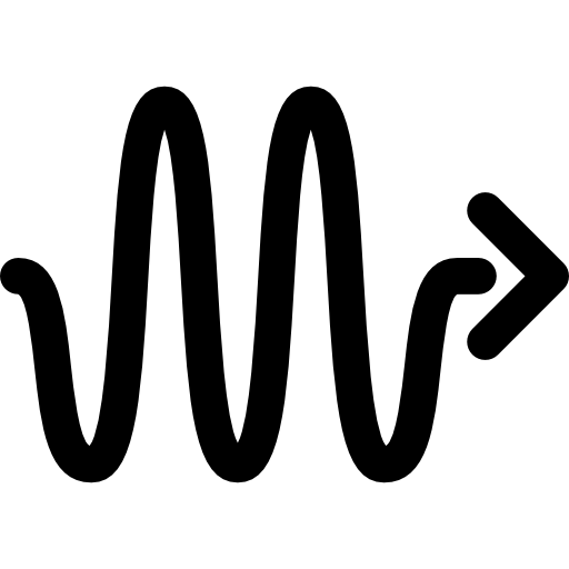 ジグザグ矢印 Voysla Lineal icon