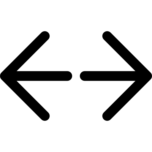 podwójna strzała Voysla Lineal ikona