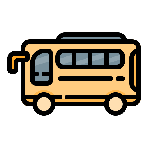 バス Generic Outline Color icon