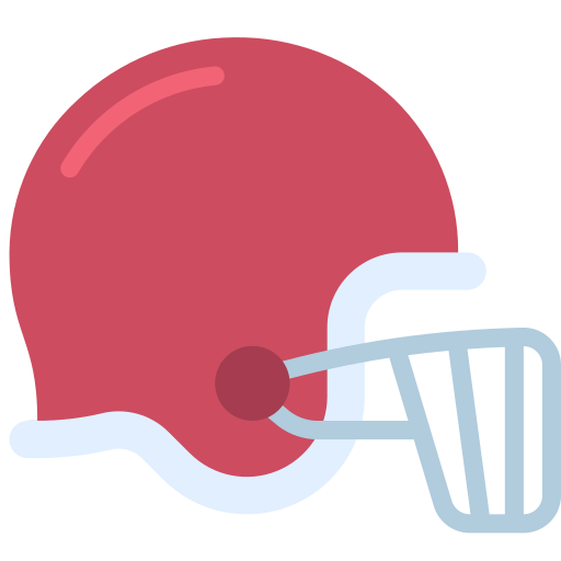 casque de football américain Juicy Fish Flat Icône