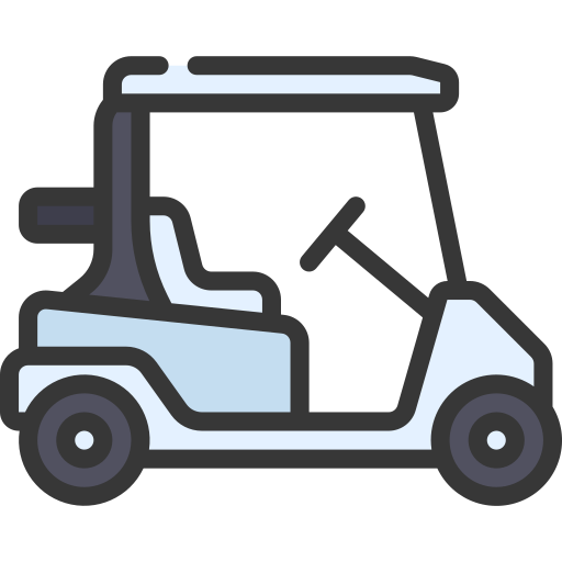 carrito de golf Juicy Fish Soft-fill icono