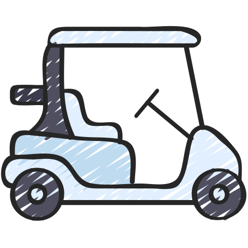 carrito de golf Juicy Fish Sketchy icono