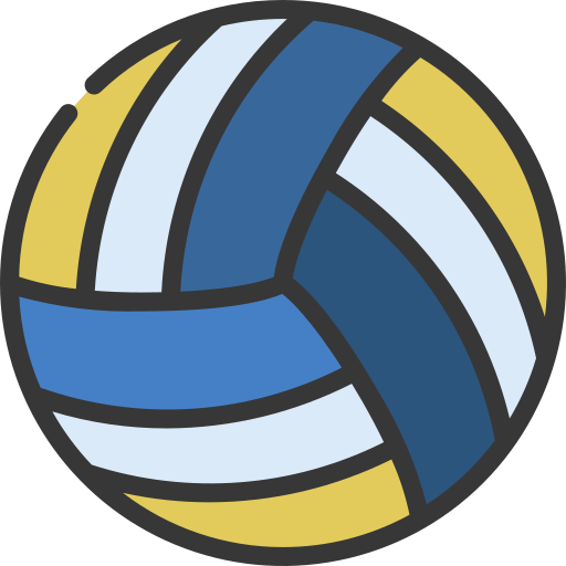Volleyball ball Juicy Fish Soft-fill icon