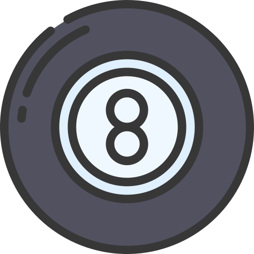 Eight ball Juicy Fish Soft-fill icon