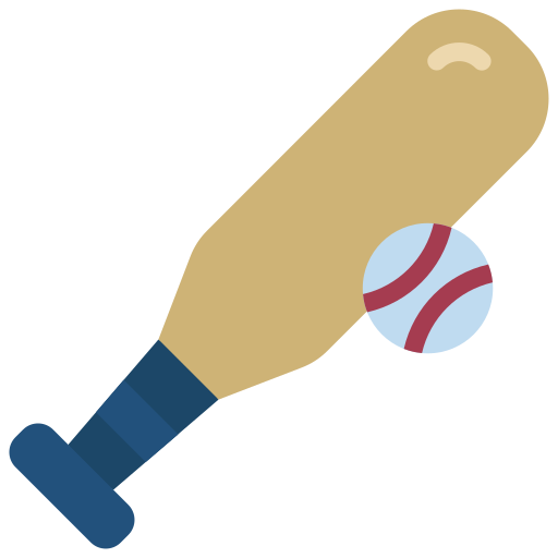 bate de béisbol Juicy Fish Flat icono