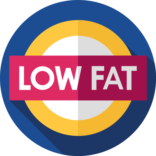 脂肪がない Flat Circular Flat icon