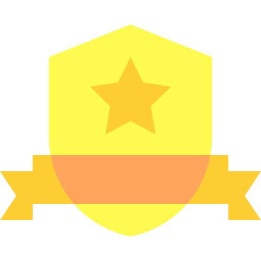 badge Basic Sheer Flat Icône