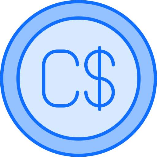 캐나다 달러 Generic Blue icon