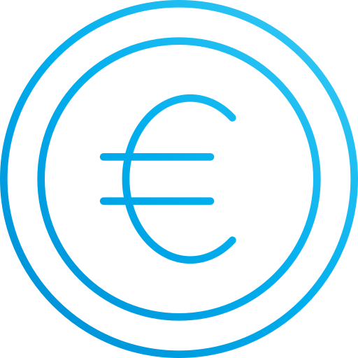 euro Generic Gradient icon