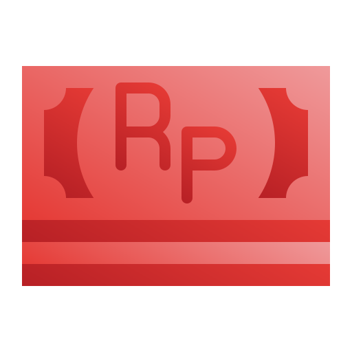 rupia Generic Flat Gradient ikona