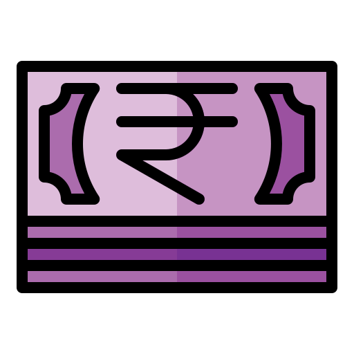 rupia Generic Outline Color ikona