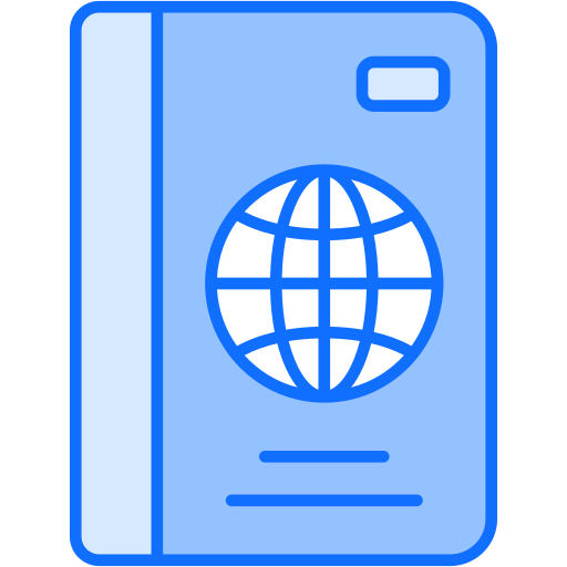 passeport Generic Blue Icône