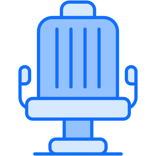 kappers stoel Generic Blue icoon