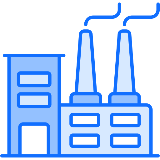 발전소 Generic Blue icon