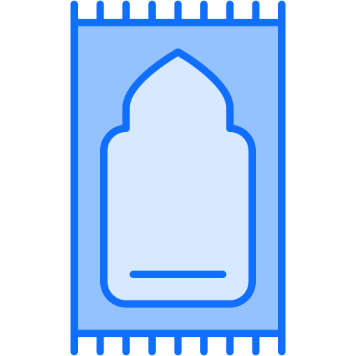 tapis de priere Generic Blue Icône