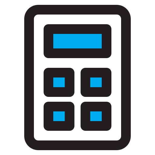 rekenmachine Generic Fill & Lineal icoon