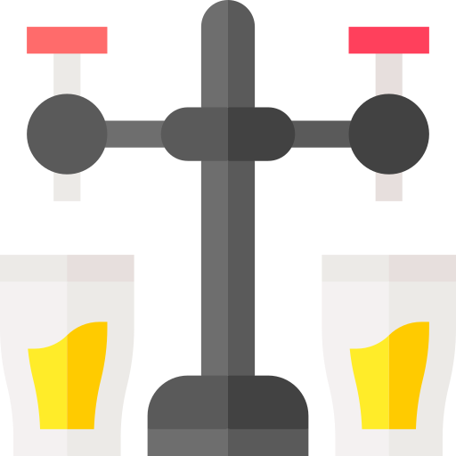 Beer tap Basic Straight Flat icon