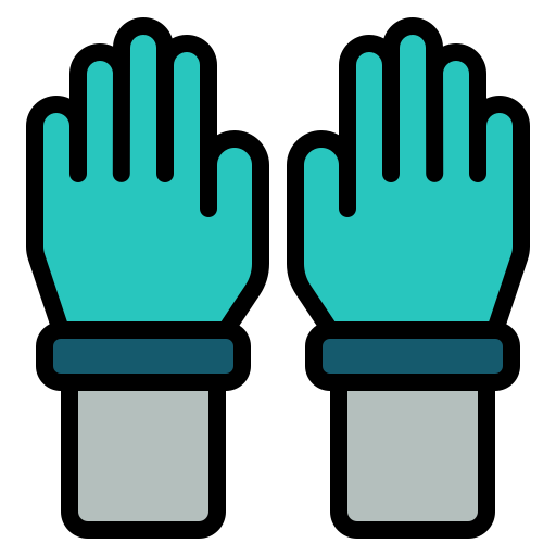 rękawice Generic Outline Color ikona
